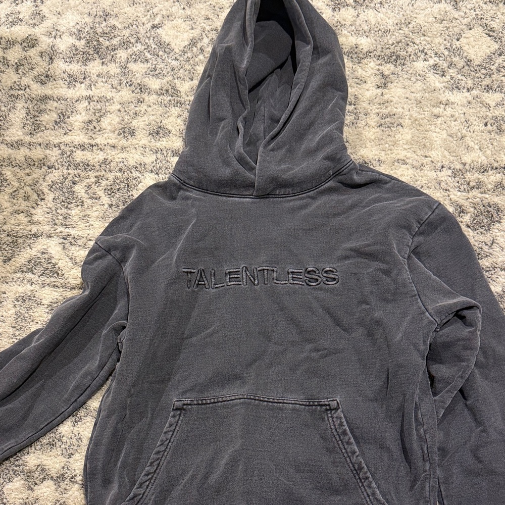 TALENTLESS Charcoal Hoodie